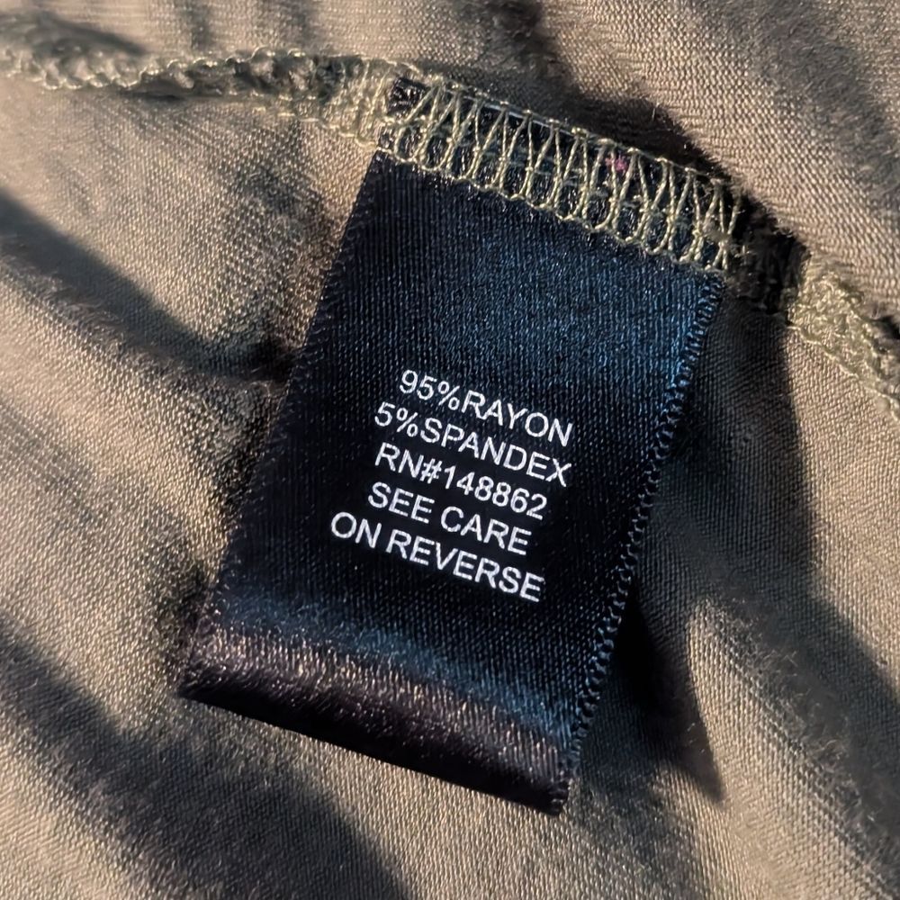 Torrid Olive Super Soft Smocked Flutter Sleeve To… - image 7